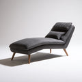 Fauteuil de détente en tissu réglable, coloris gris