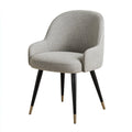 Chaise de salle à manger aux lignes épurées, coloris gris