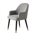 Chaise de salle à manger aux lignes épurées, coloris gris